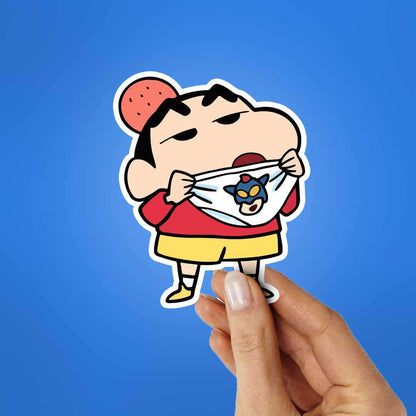 Actionkamen Shinchan Sticker