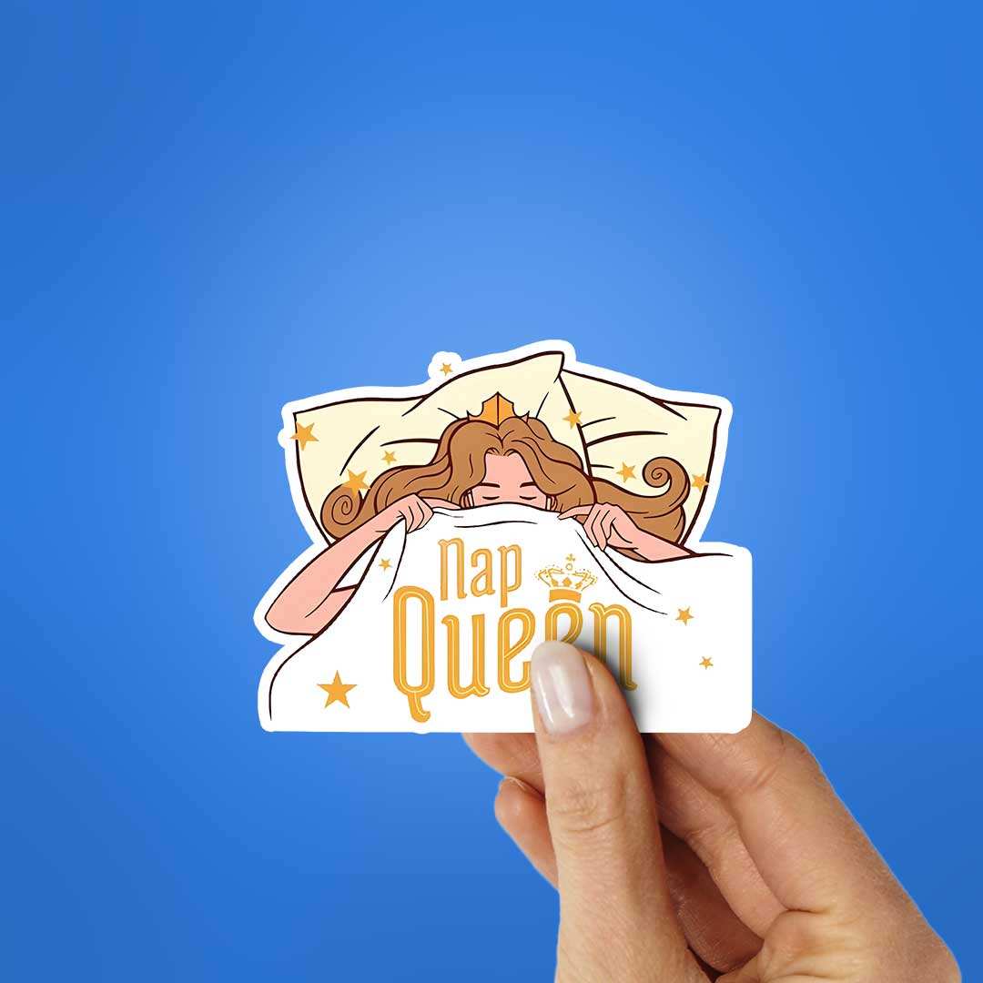 Nap Queen Sticker