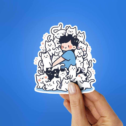 Meow Mountain Sticker