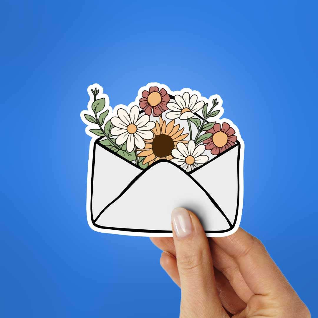 pretty envelop Sticker