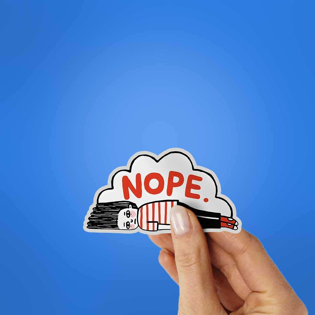 Nope Sticker