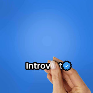 Introvert Verified Sticker