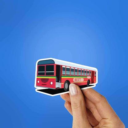 Mumbai Local Bus Sticker