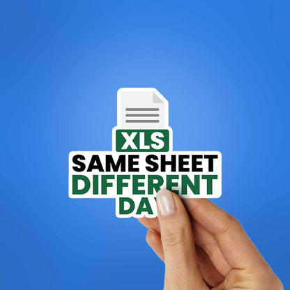 Xls Same Sheet Different Day Sticker