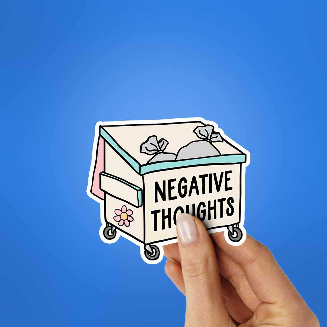 Negative Thoughts Sticker