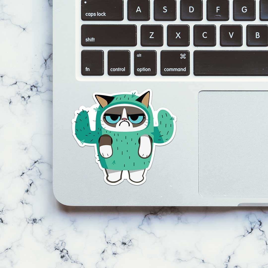 Cactus Cat Sticker