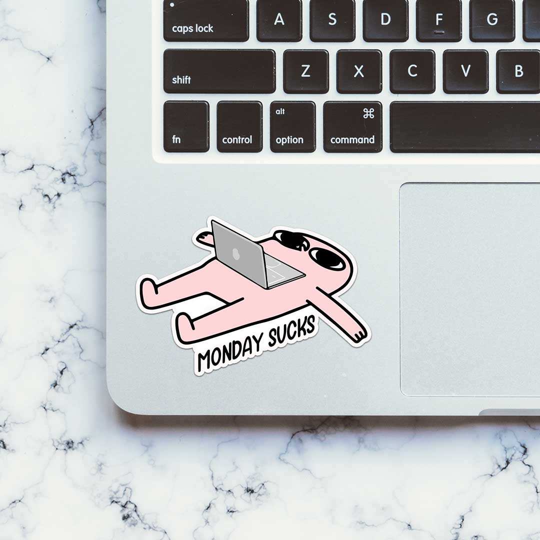 Monday Sucks Sticker