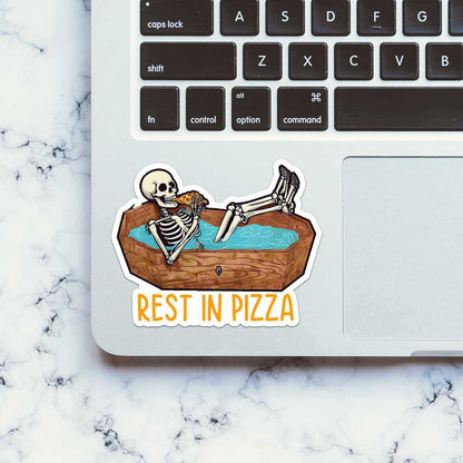 Rest In Pizza Sticker