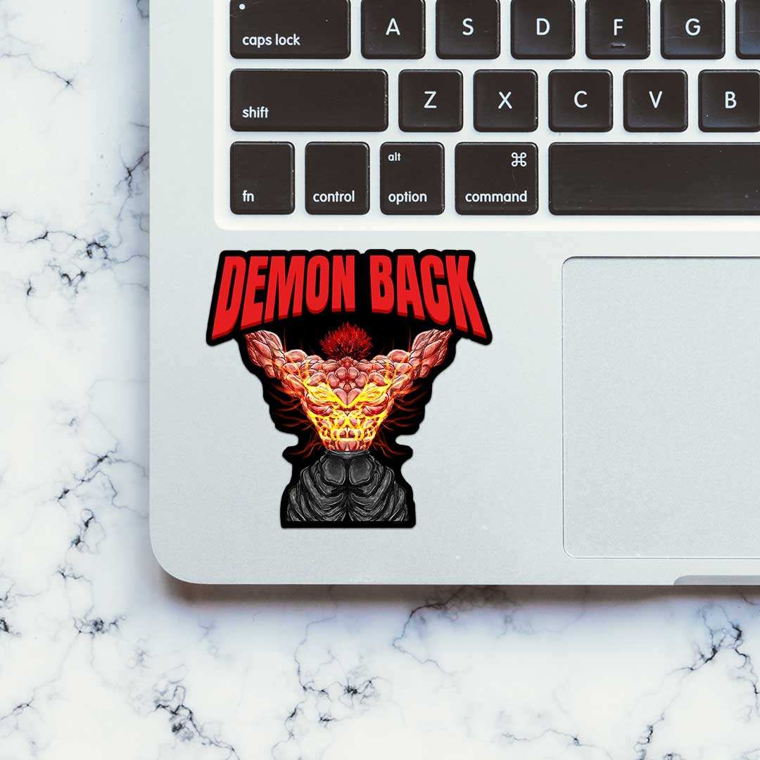 Demons Back Sticker