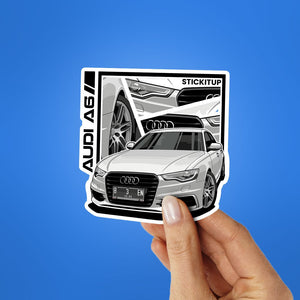 A6 Sticker waterproof vinyl decal for laptop, bike, car & bottle
