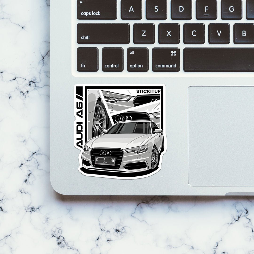 A6 Sticker waterproof vinyl decal for laptop, bike, car & bottle