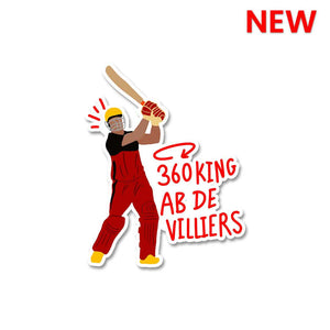 Ab de villiers Sticker waterproof vinyl decal for laptop, bike, car & bottle