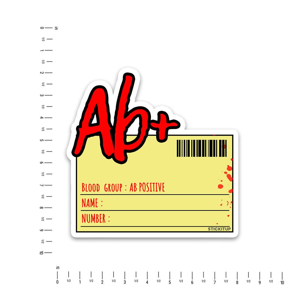 Ab Plus Bumper Sticker - STICK IT UP