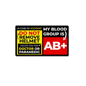 Ab Positive Sticker waterproof vinyl decal for laptop, bike, car & bottle