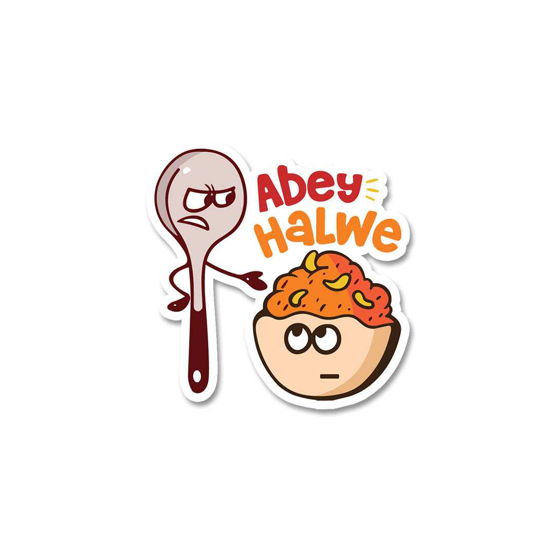 Abey Halwe Sticker - Stickers | STICK IT UP