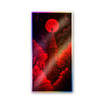 Abstract Red Figure Holographic Stickers - Holographic stickers | STICK IT UP
