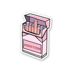 Addiction Sticker waterproof vinyl decal for laptop, bike, car & bottle