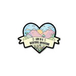 Adventure Sticker waterproof vinyl decal for laptop, bike, car & bottle