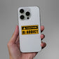 Ai Addict Sticker waterproof vinyl decal for laptop, bike, car & bottle