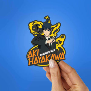 Aki Hayakawa Sticker waterproof vinyl decal for laptop, bike, car & bottle