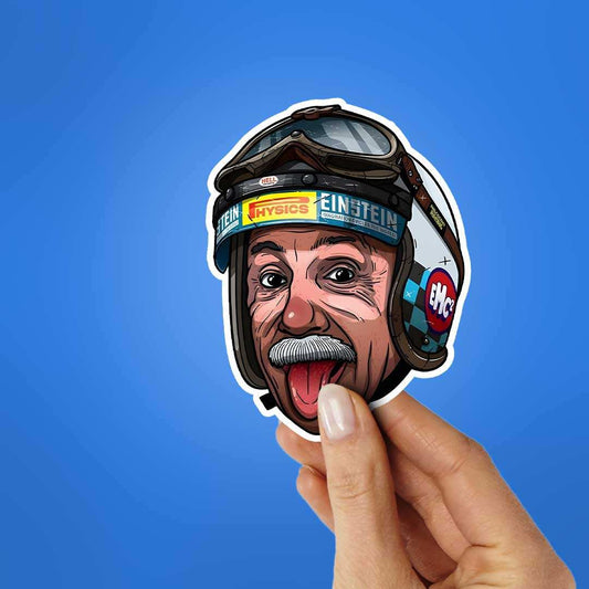 Albert Einstein Sticker - STICK IT UP