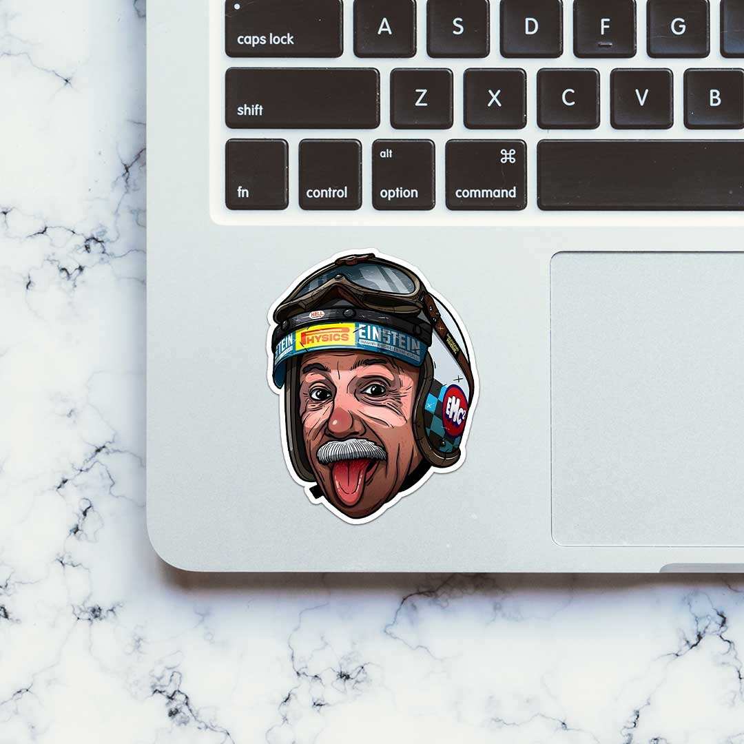 Albert Einstein Sticker - STICK IT UP