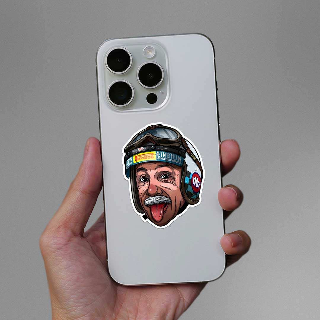 Albert Einstein Sticker - STICK IT UP