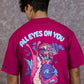 ALL EYES ON ME T - SHIRT waterproof vinyl decal for laptop, bike, car & bottle