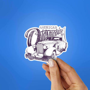 American Olds Mobile Sticker waterproof vinyl decal for laptop, bike, car & bottle