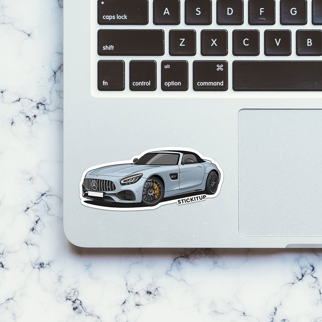 AMG GT Sticker waterproof vinyl decal for laptop, bike, car & bottle