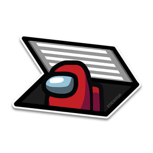 Among Us Character Bumper Sticker waterproof vinyl decal for laptop, bike, car & bottle