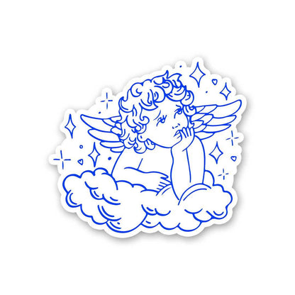 Angel Wings Baby Sticker waterproof vinyl decal for laptop, bike, car & bottle