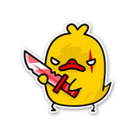 Angry Chicken Sticker waterproof vinyl decal for laptop, bike, car & bottle