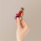 Anime Boy Red Jacket Holographic Stickers