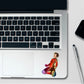Anime Boy Red Jacket Holographic Stickers