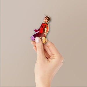 Anime Boy Red Jacket Holographic Stickers - Holographic stickers | STICK IT UP