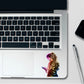 Anime Girl Dark Portrait Holographic Stickers