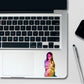 Anime Girl Long Hair Holographic Stickers