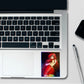 Anime Girl Red 02 Holographic Stickers