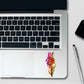 Anime Red Figure 02 Holographic Stickers