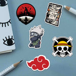 Anime Sticker Pack [5 sticker] waterproof vinyl decal for laptop, bike, car & bottle