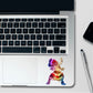 Anime Warrior Red White Holographic Stickers - Holographic stickers | STICK IT UP