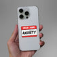 Anxiety Sticker waterproof vinyl decal for laptop, bike, car & bottle