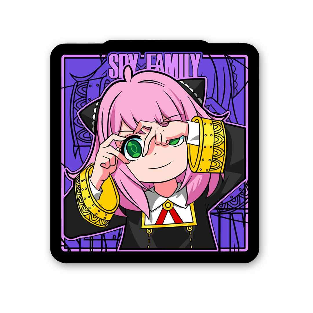 Anya Spyxfamily Sticker waterproof vinyl decal for laptop, bike, car & bottle