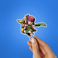 ARCHER Sticker waterproof vinyl decal for laptop, bike, car & bottle
