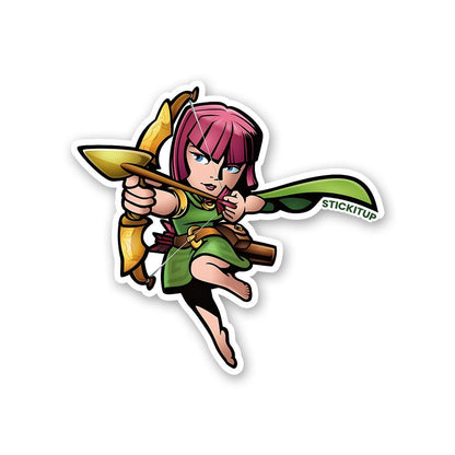 ARCHER Sticker waterproof vinyl decal for laptop, bike, car & bottle