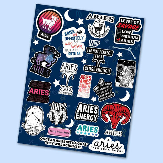 Aries Mini Stickers Sheet - STICK IT UP
