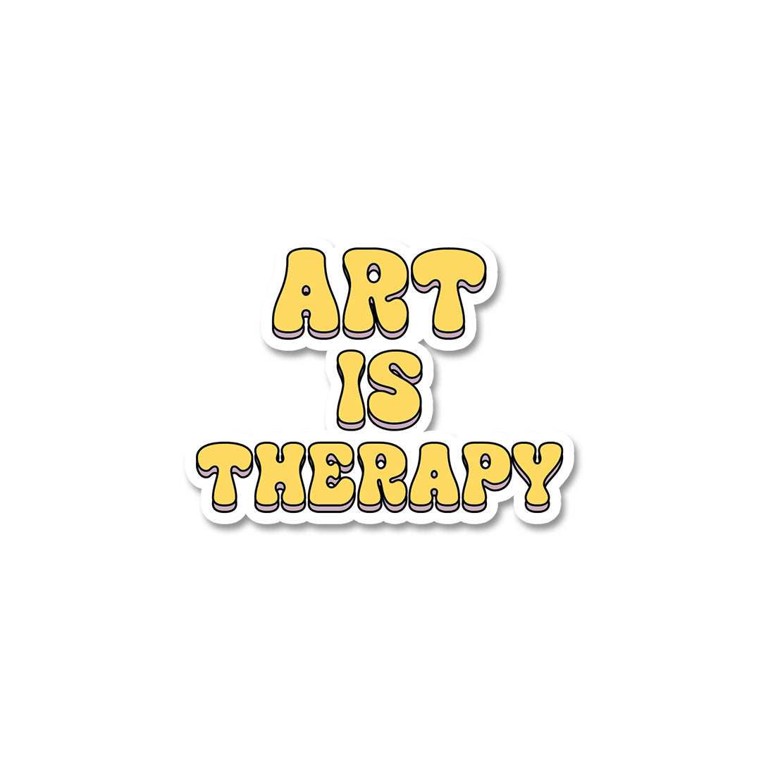 Art Is Tharepy Sticker - Stickers | STICK IT UP