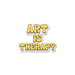 Art Is Tharepy Sticker waterproof vinyl decal for laptop, bike, car & bottle
