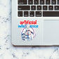 Artificial Intelligence Sticker waterproof vinyl decal for laptop, bike, car & bottle